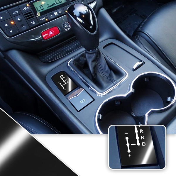 Shifter Gear Position Indicator Vinyl Overlay Wrap Decal Compatible with
