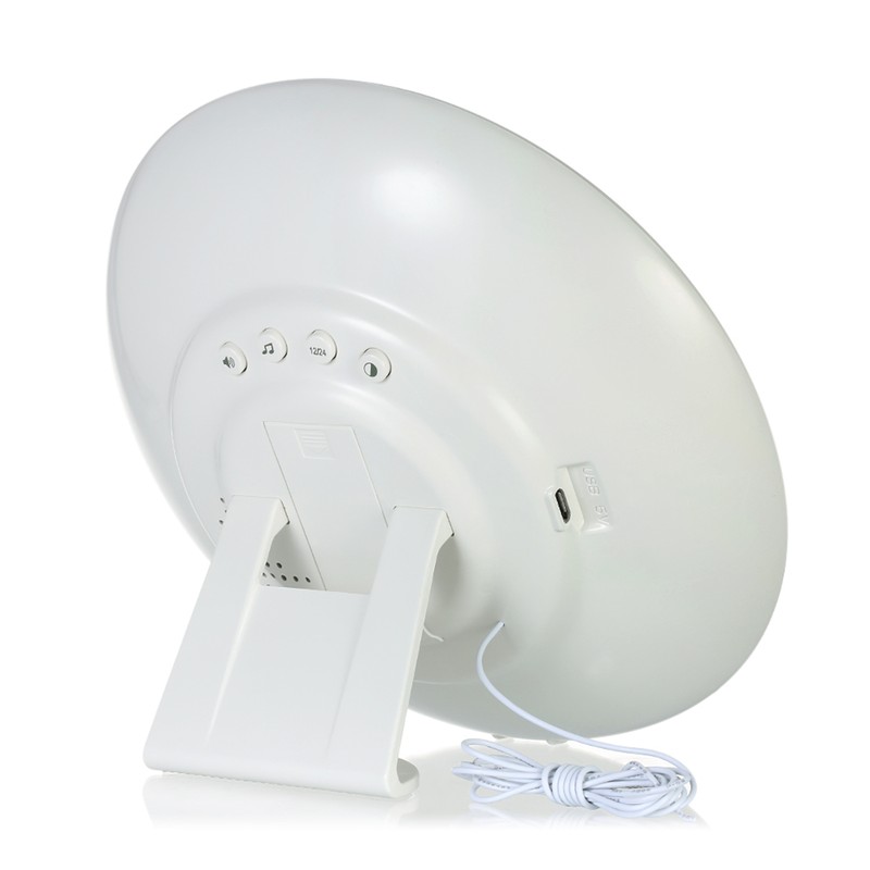 Wake Up Light Alarm Clock Sunrise/Sunset Simulation Digital Clock with