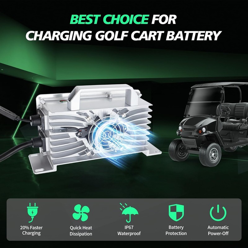 18 AMP 36 Volt Golf Cart Battery Charger for EZGO