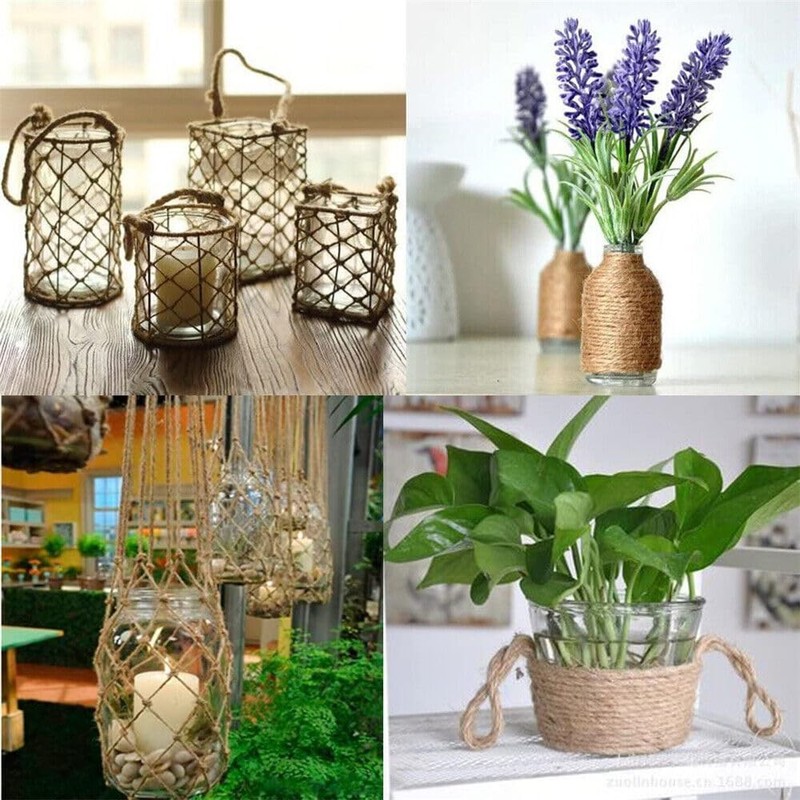 Leona Co Natural Jute Twine Gift Wrapping String DIY Rope