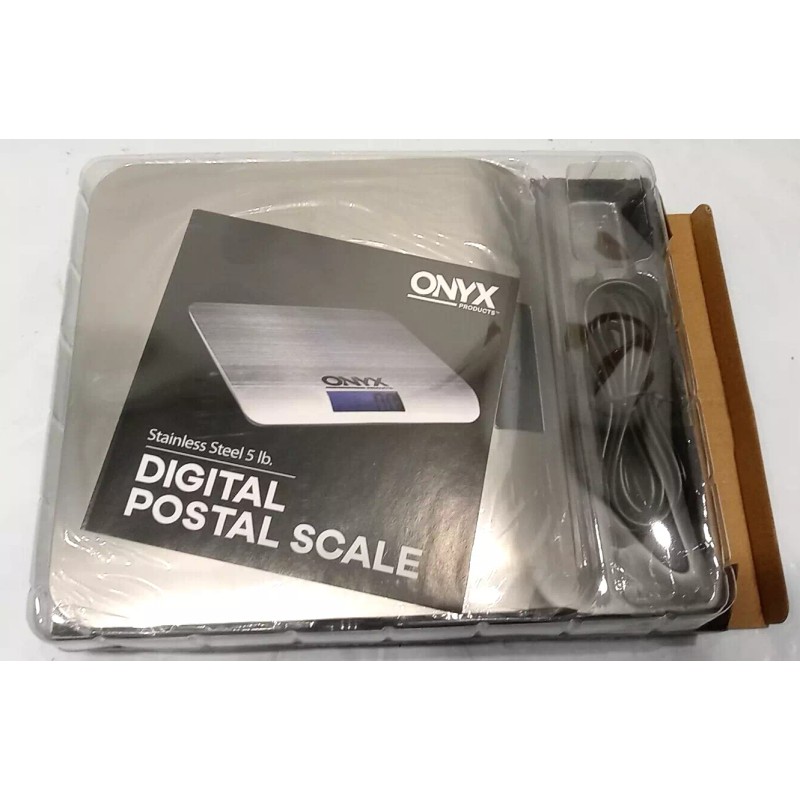 ONYX Products 5-lb. Stainless Steel Digital Postage Scale Same As