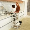 SDADI LT05W Mother's Helper Adjustable Height Kitchen Step Stool, Children