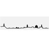 The Line City Skyline Wall Art 19.5" (50 cm) -