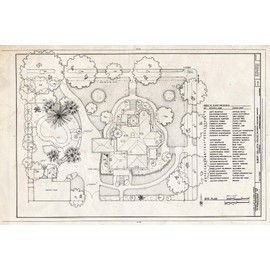 Historic Pictoric : Blueprint HABS Cal,34-SAC,19- (Sheet 2 of 9) - Albert Gallatin House, 1527 H Street, Sacramento, Sacramento County, CA 12in x 08in
