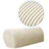 LERTREE 1 Pair Sofa Arm Slipcovers Elastic Sofa Armrest Protectors