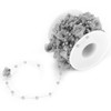10M Imitation Pearl Beads Chains Ribbon Rose Flower Thread Beaded