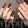 NAIL ANGEL Nail Accessories Random Mixed 50pcs Punk Exaggerated Dark