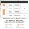 Whaline Lemon Tablecloth Rectangle Italian Lemons Fabric Table Cloth Waterproof