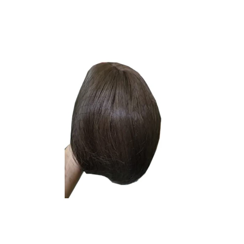 Full Wig Short Bangs 3D Gradient Hair Arrangement Neckline Volume