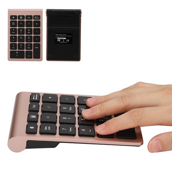 EIMSOAH Wireless Numeric Keyboard with 22 Keys, Portable Wireless 0.25mA
