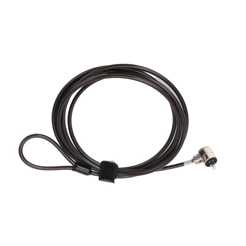 Laptop Cable Lock with 2 Keys Adjustable Length Flexibility Theft