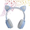 Cat Ear Headphone 3D LED Light Wireless Bluetooth 5.0 Foldable