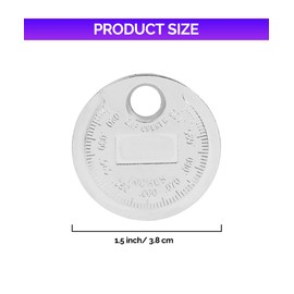 iolory Spark Plug Gap Tool,Spark Plug Gauge Measuring Tool,Automotive Regular Maintenance Repair Tool,Gapper Gauge Wire Plug Gap,Scaled from 0.020 to 0.100 Inch,Used for Car,Motorbike (1 Pcs)