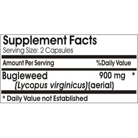Bugleweed 900mg // 180 Capsules // Pure // by PureControl Supplements
