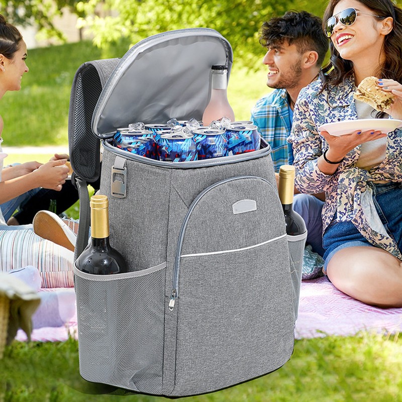 Cooler Backpack Thickened Aluminum Foil Multifunctional Insulated Cooler Bag for