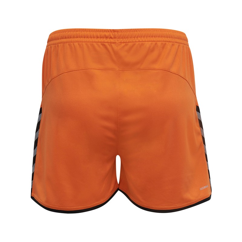 hummel Women's Hmlauthentic Poly Shorts, Women's Shorts, Tangerine, M UK
