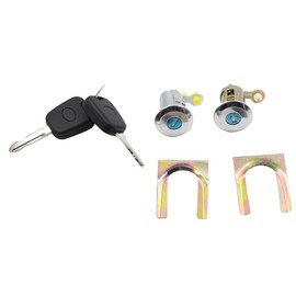 9170.Y8 Car Cylinder Door Lock Barrel Key Set Compatible with Peugeot 107 Citroen C1 Toyota Aygo 2005-2014 1608746380 9135S2 9136.T0