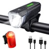HiiPeak Bicycle Light Set StVZO Approved Bicycle Light with USB