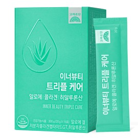Goryeo Eundan Inner Beauty Triple Care Aloe Collagen Hyaluronic Acid 15 sticks, 4 packs