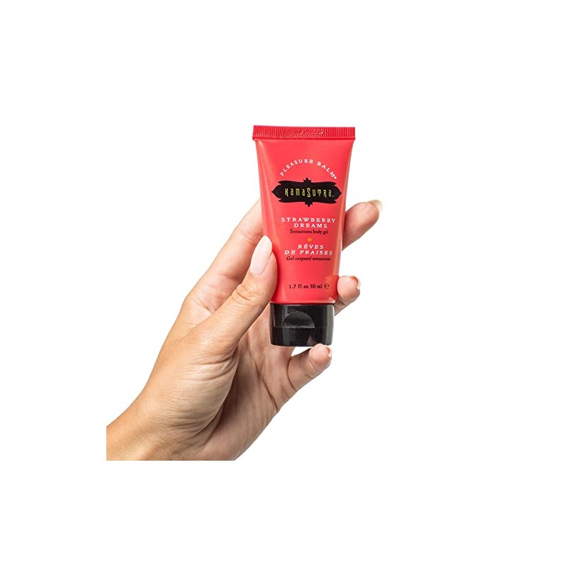 KAMA SUTRA Bálsamo Corporal Lubricante Fresa y Champagne, 1.7 Onza