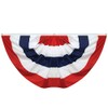 5x10' Patriotic Red White and Blue, Nylon Bunting Pleated Fan