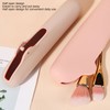 2PCS Silicone Makeup Brush Holder Waterproof Soft Portable Cosmetic Storage