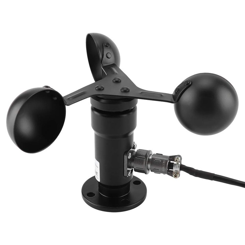 HEEPDD Wind Speed Sensor, 0-10V Signal Output, Aluminum Alloy, 3