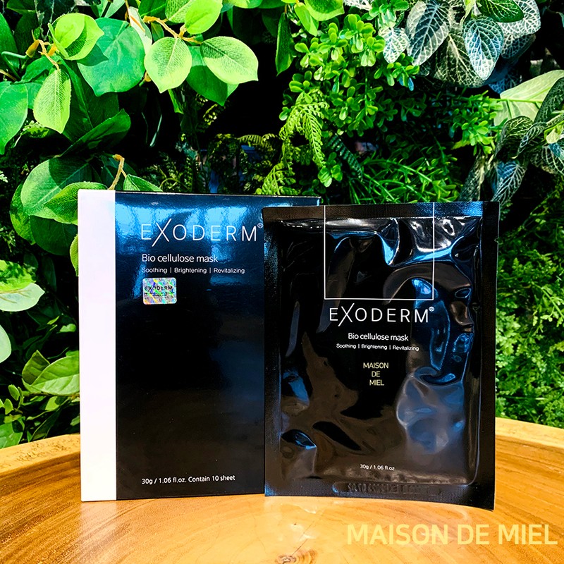 Exoderm Mask Bio Cellulose Mask Pack 1 box (10 sheets)