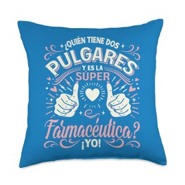 Súper Farmacéutica Regalo Para Una Farmaceutica Farmacia Throw Pillow