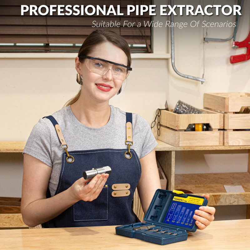 Thinkpro 6 Piece Pipe Extractor Set, 1/8 PIPE to 1
