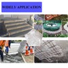 Polypropylene Fiber for Cement Concrete Fiber Additive, Impact Resistant Anti
