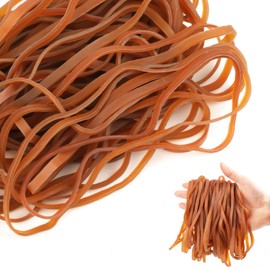 100 Pcs Large Rubber Elastic Bands, Large Elastic Bands (160mm*4mm), Large Rubber Bands, Elastic Bands Heavy Duty, Strong Elastic Bands, Thick Rubber Elastic Bands for Home School Office Bank Supplies