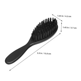 FOMIYES Men's Grooming Kit 2 Soft Bristle Hair Beard Brush Styling Dandruff Facial Hair Travel-friendly