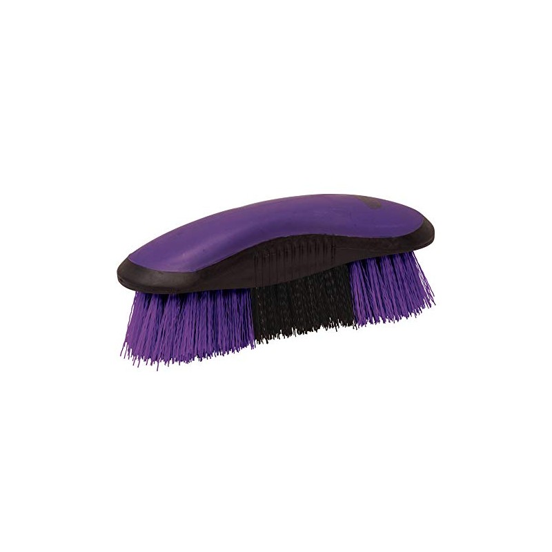 Weaver Leather Dandy Brush, Black/Purple