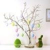com-four® 72 x Decorative Hangers Easter - Plastic Easter Eggs