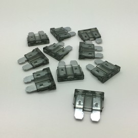 2A Grey Standard Car Auto Blade Fuse 2 Amp ATO - Pack of 10