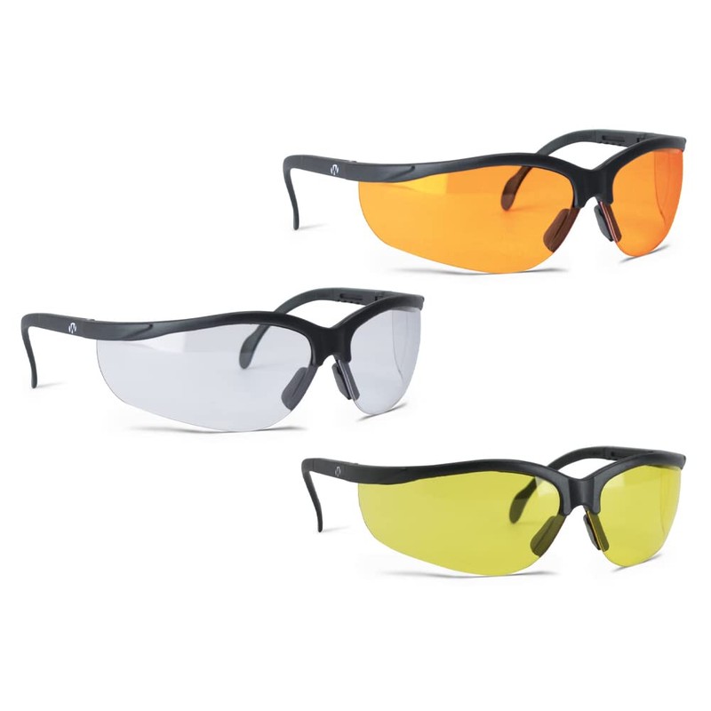 Walker's Sport High-Grade Polycarbonate Lenses Half Frame Soft Rubber Nose