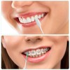 Púas de hilo dental de silicona suave, cepillo interdental para