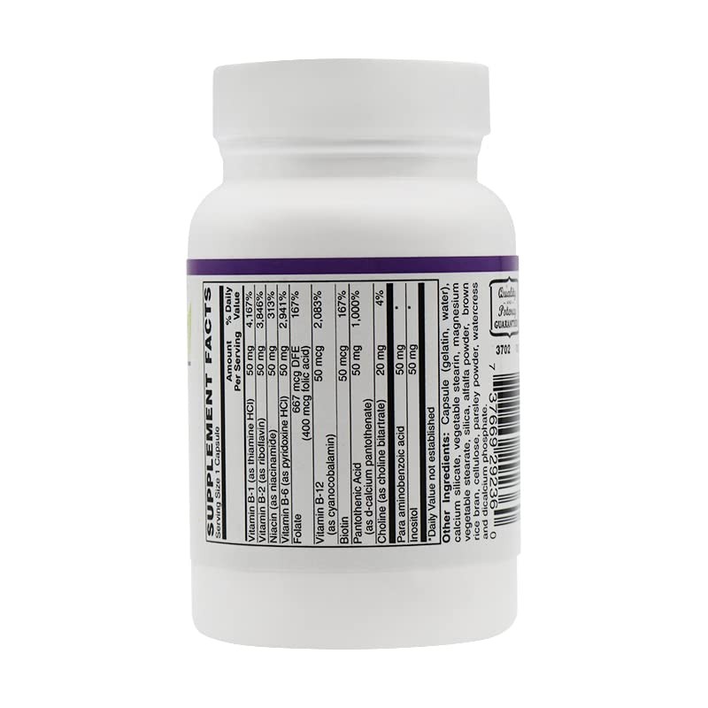 BariatricPal Sustained Release B-Complex 50 Vegetarian Capsules (100 Count)