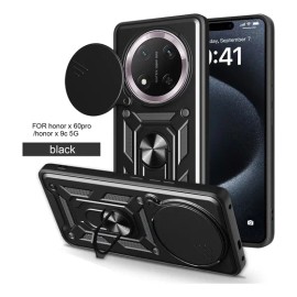 Funda Para Honor X60 Pro/x9c/magic 7 Lite Uso Rudo Antigolpes, Tapa Cámara Deslizante Y Soporte Anillo
