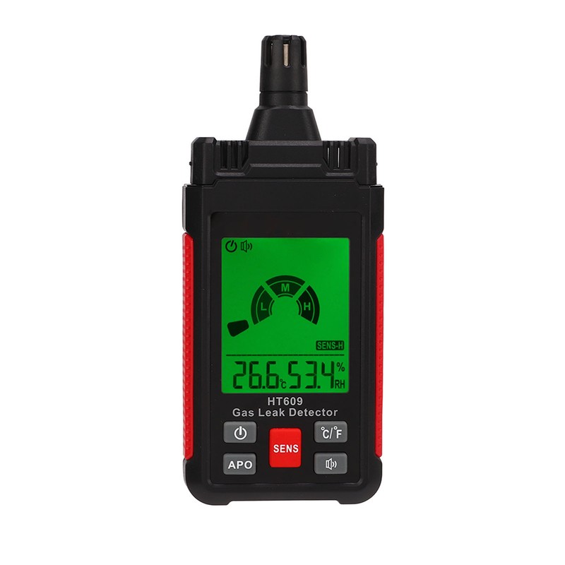 Gas Detector Propane Leak Tester Alarm Temperature Humidity Sensor Tool