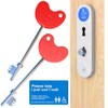 NKS Radar Key Disabled Toilet Bathroom Door Access Braille Easy