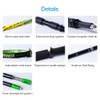 Anti-shock Walking Stick 3-Section Telescopic Adjustable Trekking Hiking Pole Ultralight