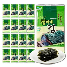 KIM'S TABLE- Sea Salt - Organic Roasted Seaweed Sheets - Keto Vegan Gluten Free - Great Source of Iodine & Omega 3’s - Healthy On-The-Go Snack for Kids Adults (Pack of 15 (0.18 lb))