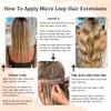 Brazilian Remy Natural Micro Beads Hair Extension 0.5g/s 100s 50g/pack