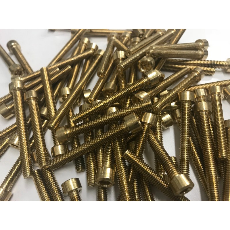 DIY HONDA CB350 TWIN BRASS ENGINE ALLEN BOLT KIT cb