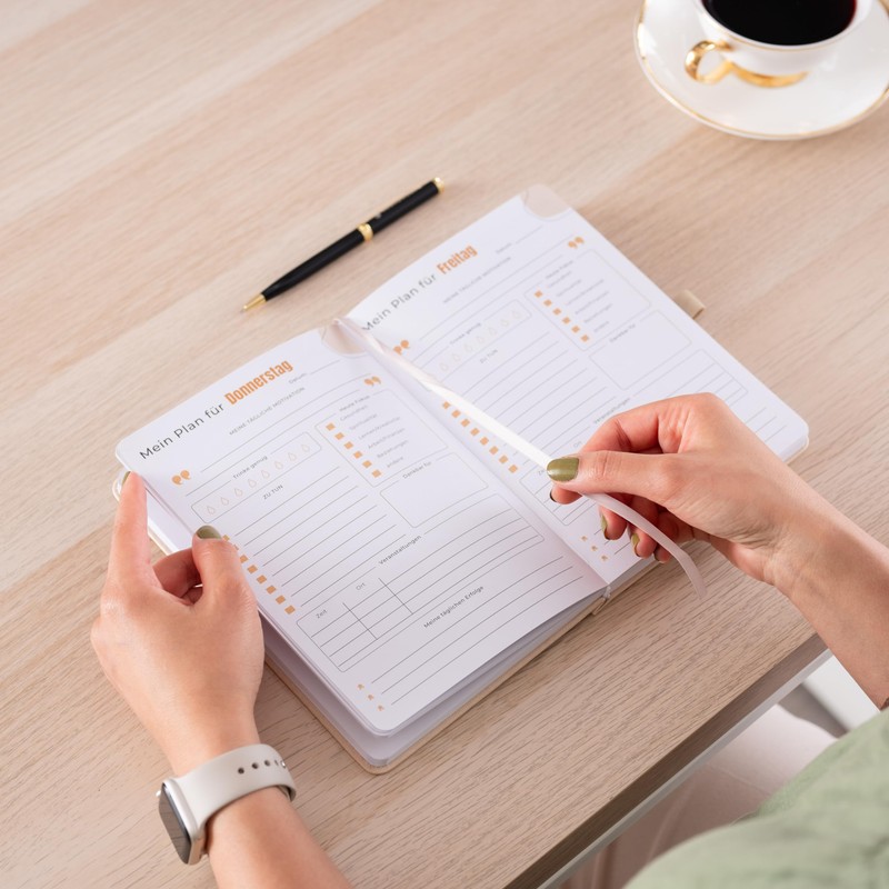 JUSTEVOLVE My Diary Mindfulness Success Journal - Self-Reflection Gratitude Diary