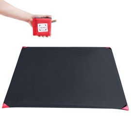 TRIWONDER Pocket Blanket Picnic Beach Mat Waterproof Outdoor Blanket Handy Mat for Travel, Camping, Hiking, Park (Black, XL - 200x210cm)