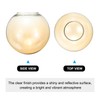 PATIKIL 6 Inch Amber Glass Globe Shades Replacement, 1pcs Handmade