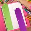 Spiral Snap in Bookmark,Dividers for 3 Ring Binders,Page Protectors Notebooks